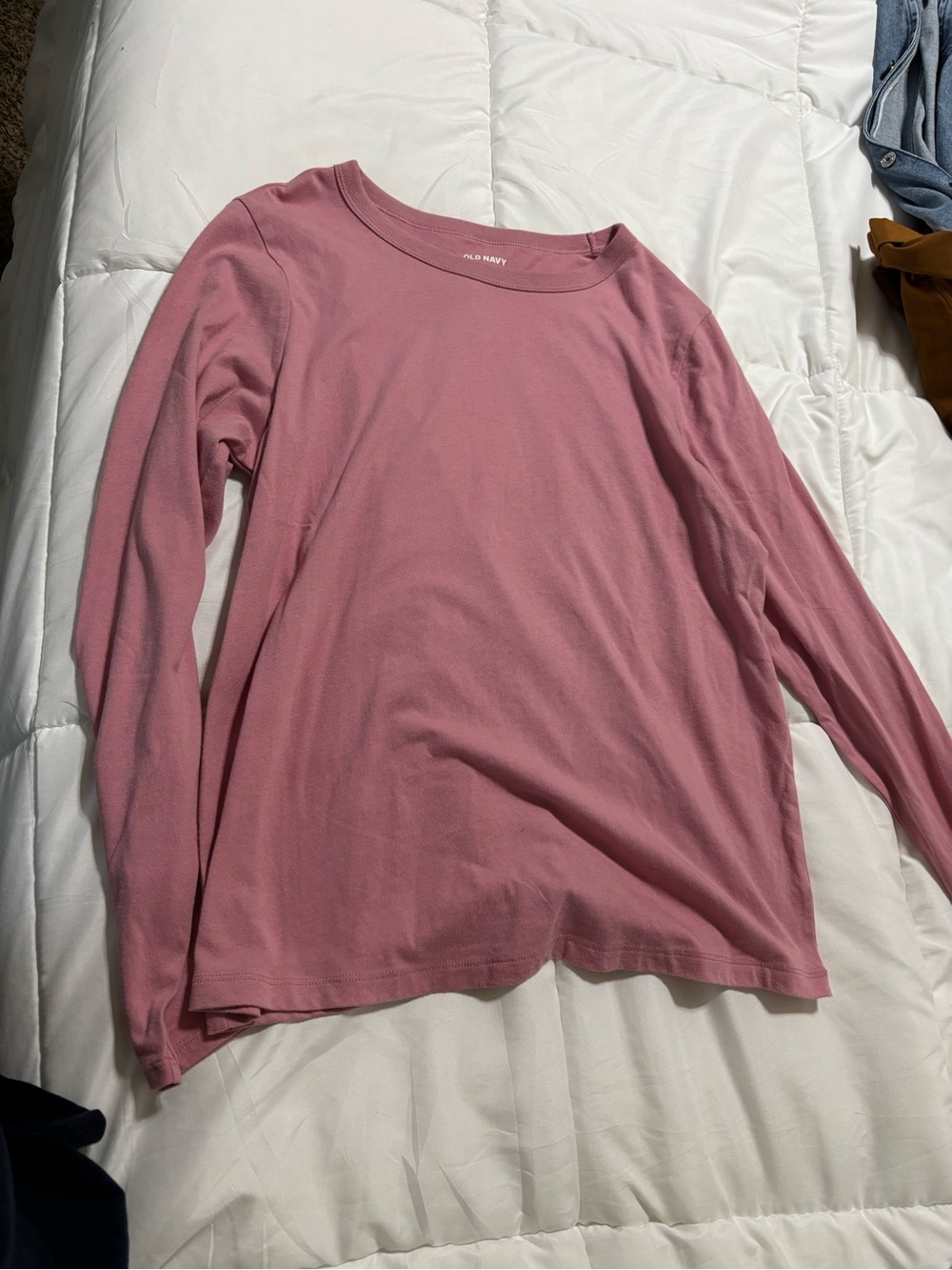 Old Navy Women's Long Sleeve Tee - Rose Pink